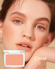 Powder Blush Palette, Matte Powder Makeup Blush for Cheeks, Natural Glow Face Blush Contour Palette, Lightweight, Smooth, ...