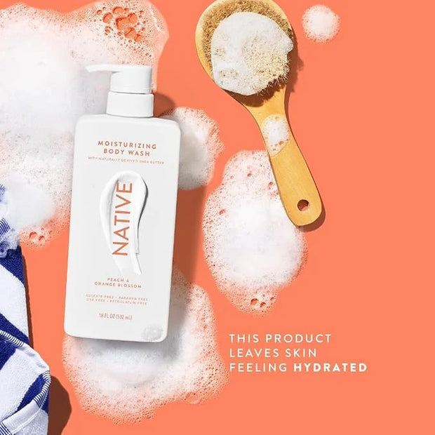 Native Moisturizing Body Wash Contains Naturally Derived Ingredients | For Women & Men, Sulfate, Dye, & Paraben Free Leavi...