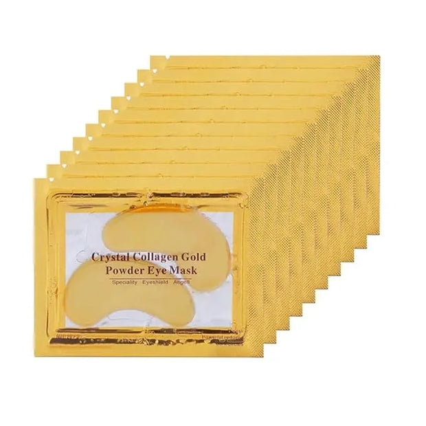 24K Gold Under Eye Patches with Collagen, Deep Hydration & Anti-Aging Treatment pack of 12 - Product Image