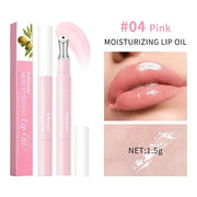 Watery Essence Lip Glaze,Moisturizing Nonstick Tinted Gloss Lip Oil,Glowy Lipstick, Long-Lasting Lip Stain, Lightweight Li...