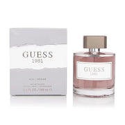 GUESS 1981 Men/Homme Eau de Toilette 3 Piece Gift Set - Cologne Spray 3.4 Fl. Oz., Deodorizing Body Spray 6.0 Oz., & Showe...