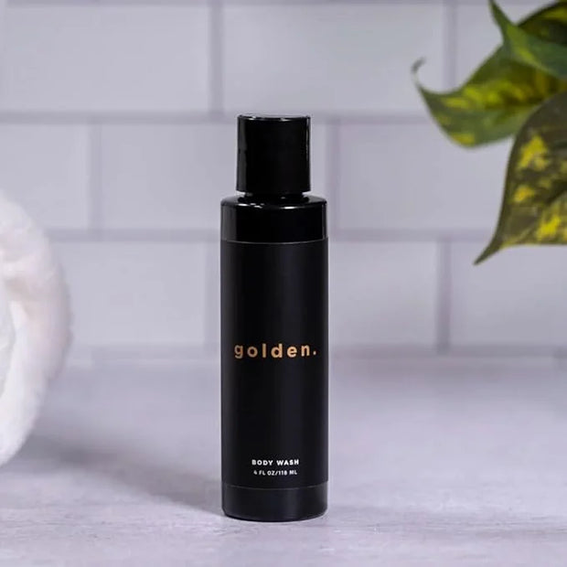 Golden Grooming Co. Essential Skincare Set for Men | Complete Face & Body Care Kit with Face Wash, Exfoliating Scrub, Body...