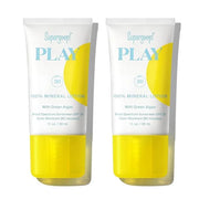 Supergoop! PLAY 100% Mineral Lotion - 1 fl oz, Pack of 2 - Broad Spectrum SPF 30 Sunscreen for Face & Body - Lightweight, ...