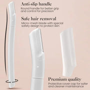 Eyebrow Razor, Dermaplane Face Razors for Women Facial Hair, Eyebrow Shaver(8 Count), Peach Fuzz Removal, Dermaplaner to E...
