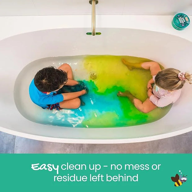 Honeysticks Bath Color Tablets for Kids - Non Toxic Bathtub Drops Made with Natural Ingredients and Food Grade Colors - Fr...