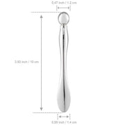 LISAPACK 2PCS Metal Eye Cream Applicator Wand Stick, Massager Tool for Facial Massage, Reduce Puffiness (Silver) - Product...