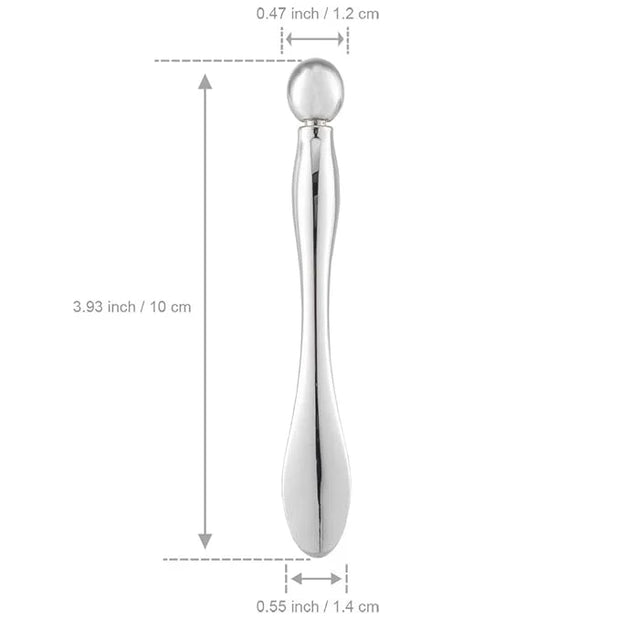 LISAPACK 2PCS Metal Eye Cream Applicator Wand Stick, Massager Tool for Facial Massage, Reduce Puffiness (Silver) - Product...