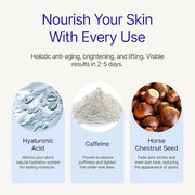 L'AMARUE Anti-Aging Under Eye Cream for Bags & Puffiness - 0.5 oz: Help Reduce Dark Circles & Wrinkle Smoothing | Gentle R...