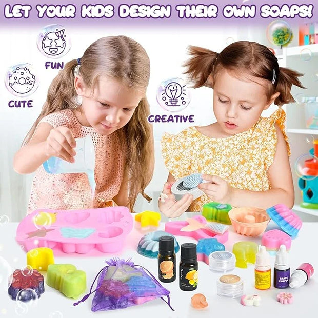 Jcoos Lip Gloss Making Kit 73PCS Lip Gloss Keychain Make Your Own Lip Gloss Kit, DIY Lip Gloss Making kit, Soap Making Kit...