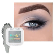 Kaely Pressed Single Eyeshadow Makeup, Smoky Gray Matte Highly Pigmented Monochrome Eye Shadow Palette, Waterproof Neutral...