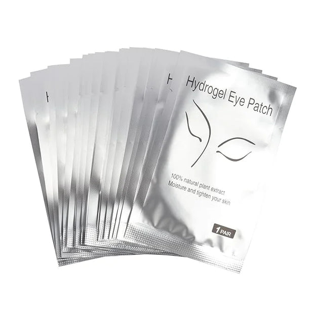 100 Pair V Shape Under Eye Gel Pads Hydrogel Eye Patches For Eyelash Extension, Lint Free Under Hydrogel Eye Mask Pads Las...