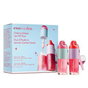 Evereden Kids Tinted Non Toxic Lip Gloss Kit: Ruby Red & Sakura Pink - Non Toxic Kids Makeup Kit for Girls - Vegan Makeup ...