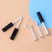 1.3ml Empty Lip Gloss Tube Lip Gloss Wand Bottles Containers Pack of 10 (Black Cap) - Product Image