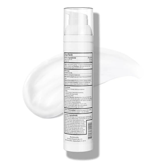 UV Sheer Daily Facial Mineral Sunscreen, SPF 50 Moisturizer for Face, 3.7 oz, Water Resistant up to 80 Minutes, Chemical-F...