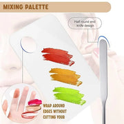 Makeup Spatula and Makeup Palette, Stainless Steel Foundation