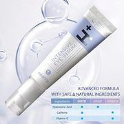 Korean Eye Serum for Under Eye Hydrating, Anti-aging Wringkles Firming Puffy Eye Bags Dark Circle, Hyaluronic Acid, Vitami...