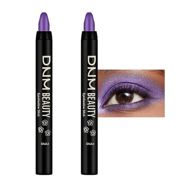 Kaely 2Pcs Cream Eyeshadow Sticks Set for Eyes Waterproof,Purple Shimmer Eye shadow Stick Pencil Pen Bulk sombras en crema...
