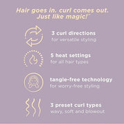 INFINITIPRO by CONAIR Curl Secret Automatic Curling Iron - 1 1/4-inch Barrel - Hair Curler for All Hair Types and Medium t...