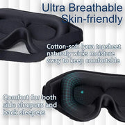 Eye Mask for Lash Extensions, Sleep Mask for Lash Extensions, Zero Eye Pressure 3D Contoured Lash Extension Sleep Mask - P...