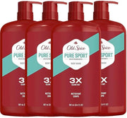 Old Spice Refreshing Body Wash for Men, High Endurance, 3X Defense, 24/7 Shower Fresh with Long Lasting Scent, Pure Sport ...