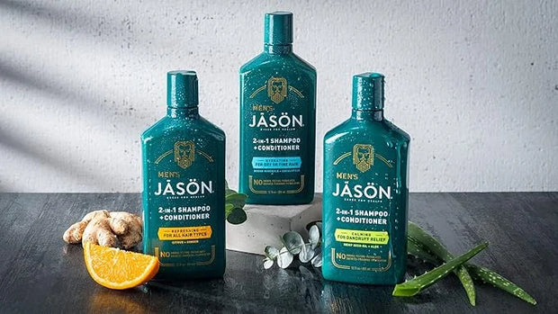 Jason Men's Calming 2-in-1 Shampoo and Conditioner, 12 oz - Product Image