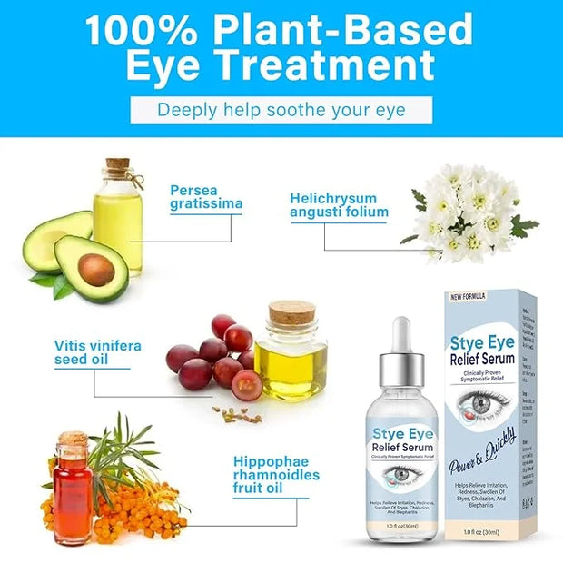 Stye Eye Treatment, Natural Stye Treatment Serum for Styes Chalazion and Blepharitis, Mild & Fast Relief - Product Image