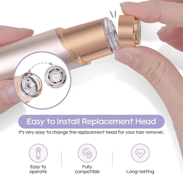 Replacement Heads for Flawless Replacement Heads,Generation 3 Replacement Heads Compatible with New Finishing Touch Flawle...