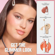 REVLON Super Lustrous Glimmer Lip Oil, Moisturizing & Tinted, Shiny Finish, Made with Plant-Based Squalane, 002 Miss Coral...