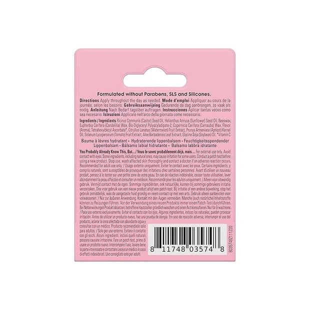 Yes To Watermelon Hydrating Lip Balm, Oz,