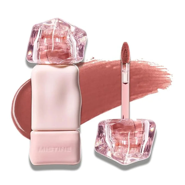 Mistine Makeup Velvet Lip Gloss Matte Lip Cream Liquid Lipstick Softening with Hyaluronic Acid Lip Tint, Non-Sticky Lightw...