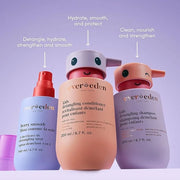 Evereden Kids Haircare Set: Hair Detangling Shampoo & Conditioner for Children Ages 3+, Plant Protein Peptides & Argan Oil...