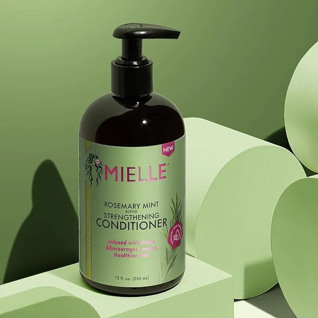 Mielle Organics Rosemary Mint Strengthening Conditioner with Biotin, 12 Ounce - Product Image