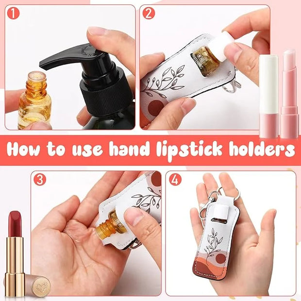6 Pcs Boho Lip Balm Sleeve Gifts