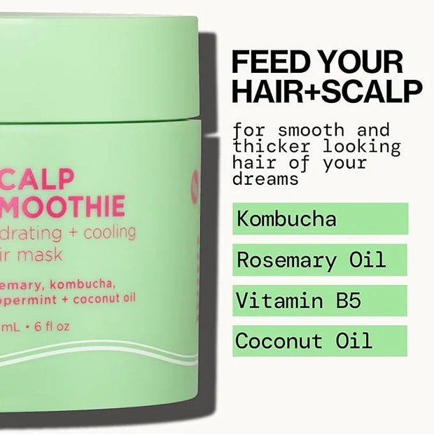Pacifica Scalp Smoothie Hydrating Scalp Treatment & Leave-On Hair Mask, Cooling Relief for Dry, Flaky, Itchy Scalp & Thinn...