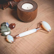 Opal Roller & Gua Sha Set, Face Roller Manual Massager, Opal Applicator for Face, Neck,Body Muscle,Relaxing, Stimulating B...