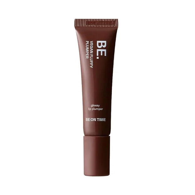 Vegan Fluffy Plumper, 0.35oz (04 BRICK MOCHA), High-Glossy Lip Gloss - Product Image