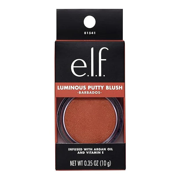 e.l.f. Luminous Putty Blush, Putty-to-Powder, Buildable Blush With A Subtle Shimmer Finish, Highly Pigmented & Creamy, Veg...