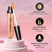 Frankie Rose Cosmetics Lip Gloss | Non-Sticky, Long Lasting, Hydrating & Bold Pigment, So Fetch Shimmer, 20g - Product Image