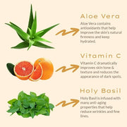 Naked Collagen Peptides Serum for Face with Vitamin C - Anti Aging Serum Skincare for Under Eye with Sweet Almond Oil - Da...