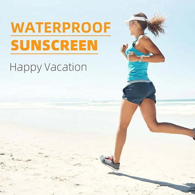 VGO Clear Face Sunscreen SPF 50, Hydrating Sun Essence Face Sunscreen Leaves No Sticky Feeling Travel Size Sunscreen Again...