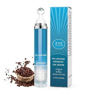 5% Caffeine Eye Cream Anti Aging, Cream For Puffiness & Bags Under Eyes, 1 PCS Caffeine Eye Serum With Under Roller For Wr...