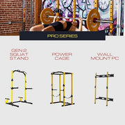 HulkFit Multi-Functional Adjustable Pro Series Squat Stand Squat 2 Pull - Product Image