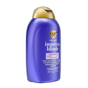 OGX Impecca-Blonde Purple Toning Shampoo, 13 fl oz - Product Image