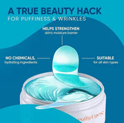 Under Eye Patches for Women: 30 Pairs of Hydrating Collagen Gel Eye Masks with Retinol & Hyaluronic Acid - Smooths Fine Li...
