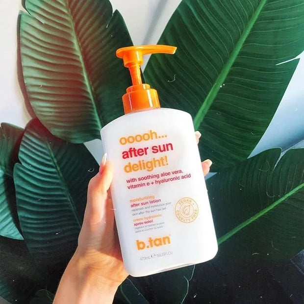 B.TAN After Sun Lotion | Ooooh Aftersun Delight - Aloe Vera & Hyaluronic Acid, Sun Burn Skin Relief, Moisturizing Body Cre...