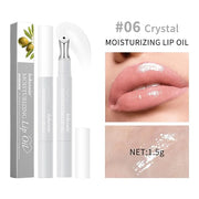Watery Essence Lip Glaze,Moisturizing Nonstick Tinted Gloss Lip Oil,Glowy Lipstick, Long-Lasting Lip Stain, Lightweight Li...
