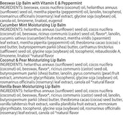 Burt's Bees Lip Balm - Beeswax, Cucumber Mint, Coconut & Pear, and Vanilla Bean Pack, With Responsibly Sourced Beeswax, Ti...
