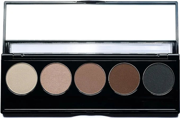 Matte Warm Tone Neutral & Shimmer Highlight Vegan Eyeshadow Palette; Talc, Paraben & Cruelty Free - Product Image