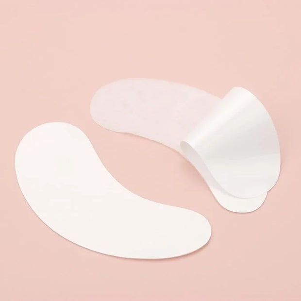 100 Pairs Hydrogel Under Eye Gel Patches Lint Free Eye Lash Pads Eyelash Extension Tool Mask Eyepads (#2-Pink) - Product I...