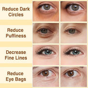 30Pcs Under Eye Collagen Patches, Moisturizing 24K Gold Eye Mask, Eye Patches for Puffy Eyes and Dark Circles, Under Eye M...